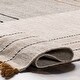 preview thumbnail 10 of 17, Nuloom Karlene Modern Striped Wool Tasseled Area Rug