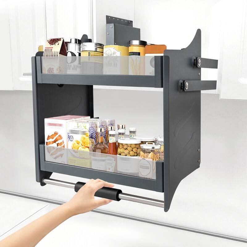 24 Inch Pull-Out Organizer Kitchen Wall Cabinet Storage