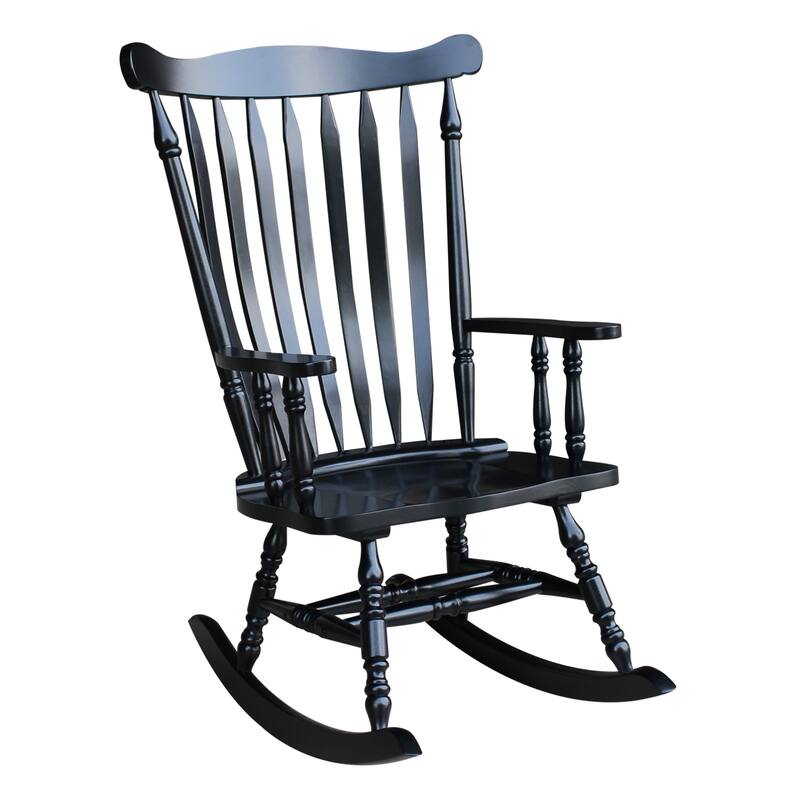 International Concepts Solid Wood Rocking Chair - 28"W x 36"D x 44.5"H