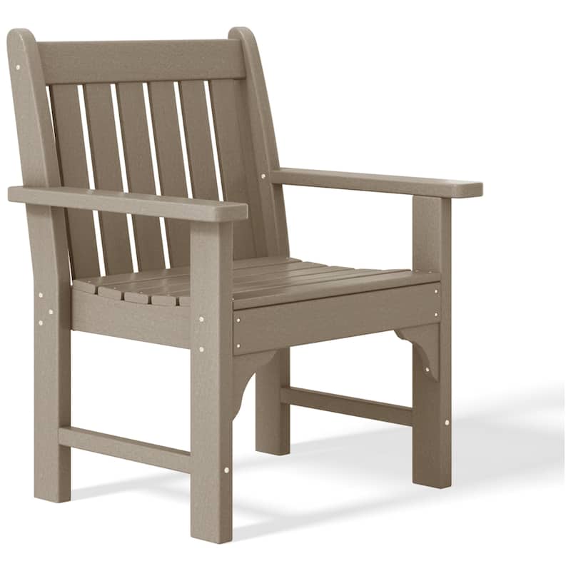 Polytrends Laguna Outdoor Dining Poly Garden Arm Chair (Set of 4)