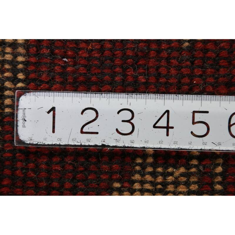 Hand Knotted Oriental 100% Wool Carpet Modern Geometric Oranges & Rust Moroccan Area Rug - 11' 7'' X 9' 0''