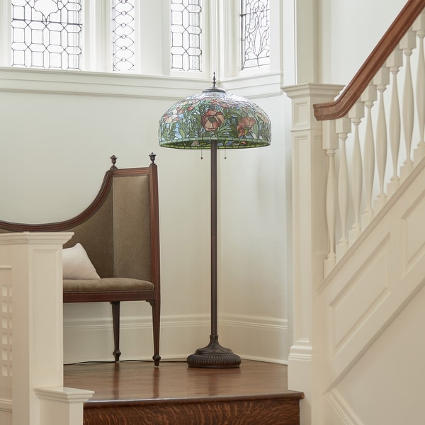 Faux tiffany floor lamps top