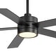 preview thumbnail 24 of 47, Airsurfer 52 in. Integrated LED Indoor Ceiling Fans with Light and Remote Control Included