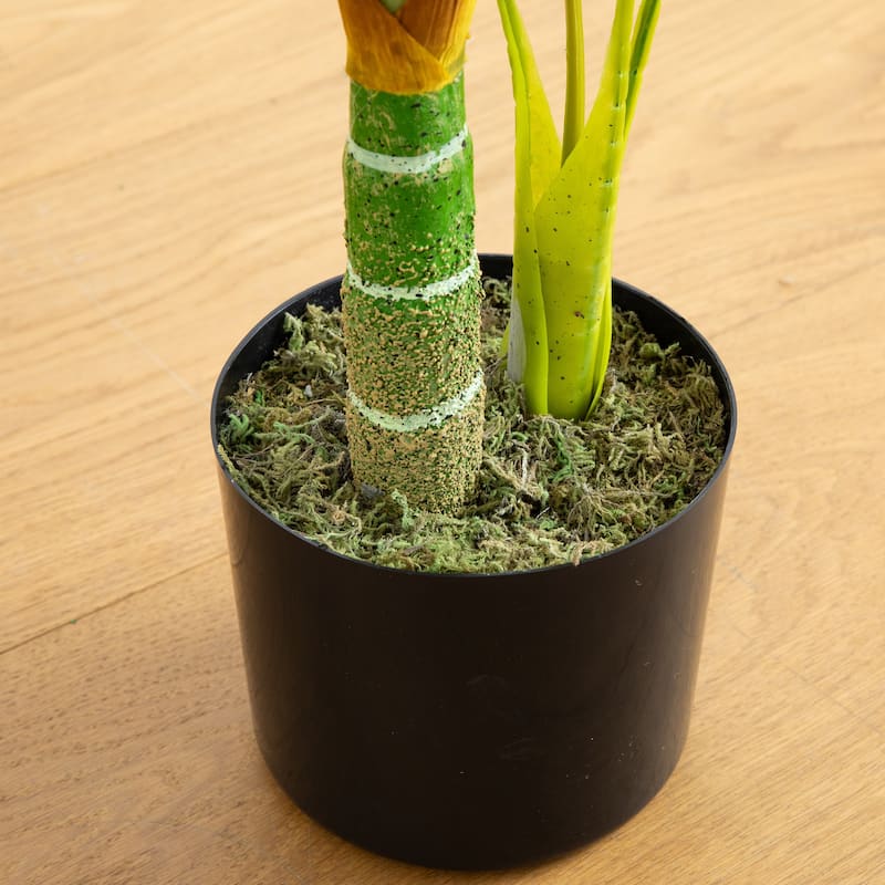 Golden Cane Palm Artificial Potted Tree - 3'
