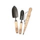 preview thumbnail 2 of 4, DeWit Tool Gift Set - 3 Piece Bulb Planting - Amaryllis Bulb Planter, Wooden Dibber and Small Forged Trowel,