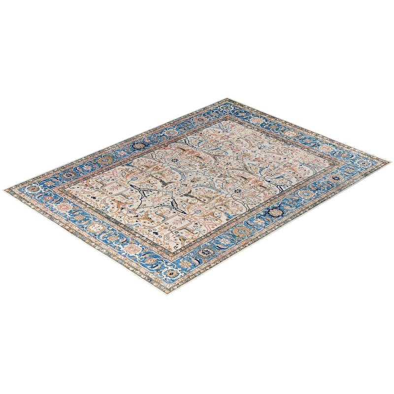 Serapi One-of-a-Kind Hand-Knotted Area Rug - Ivory - 9' 0" x 12' 1"