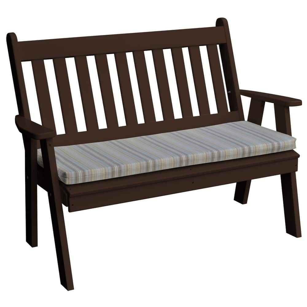 Poly 4' Traditional English Garden Bench