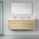 Option Oak Natural Wood + Antique White