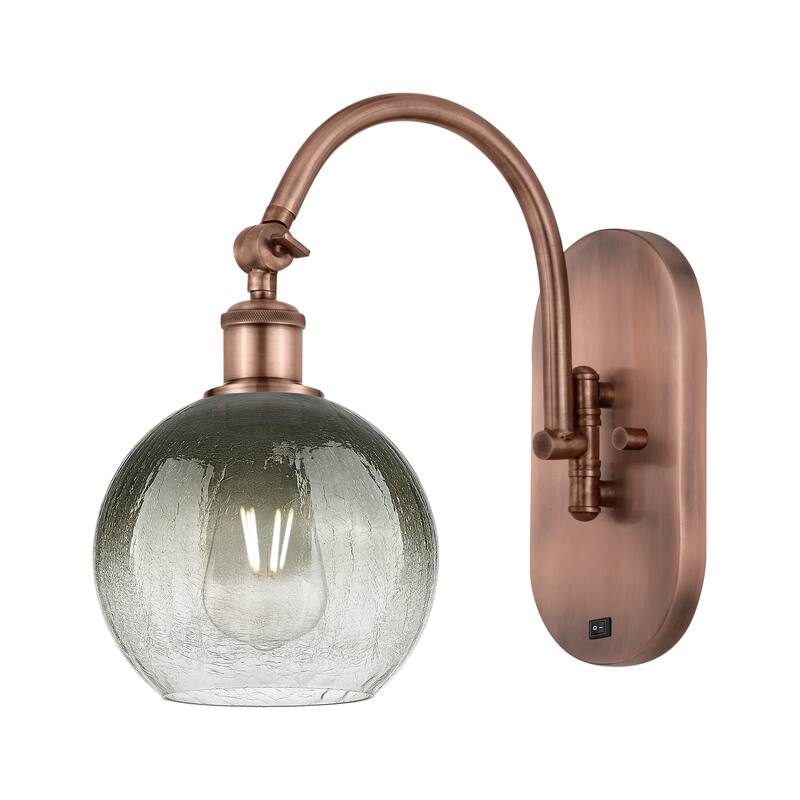 Innovations Lighting Endless Possibilities Ballston - Brookhaven Globe - 1 Light 8" Swiveling Sconce