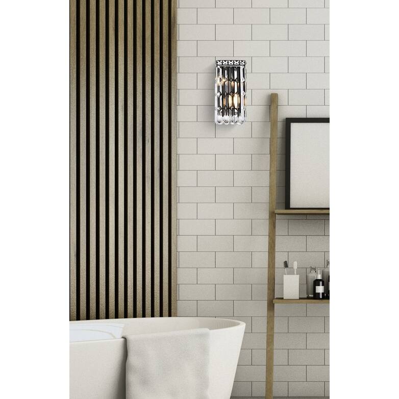Fleur Illumination 2-light Chrome Wall Sconce