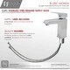 preview thumbnail 10 of 10, Single Hole Single Handle Bathroom Faucet Polished Chrome - Faucet Height: 6 1/2" | Spout Height: 4"