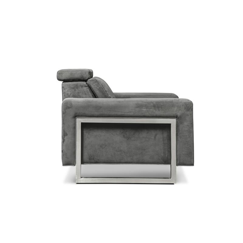Casino Royale Leather Dual Powered Recliner Chair