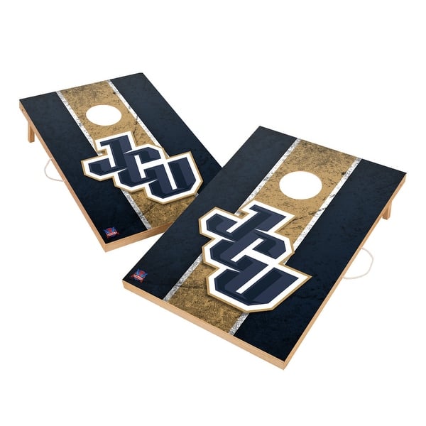 slide 2 of 5, Vintage John Carroll University Blue Streaks Regulation 2x4 Cornhole Set