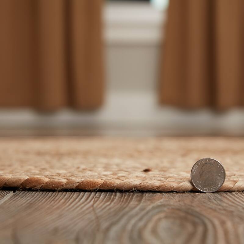 Harlow Jute Rug w/ Pad 3ft Round - 3' Round
