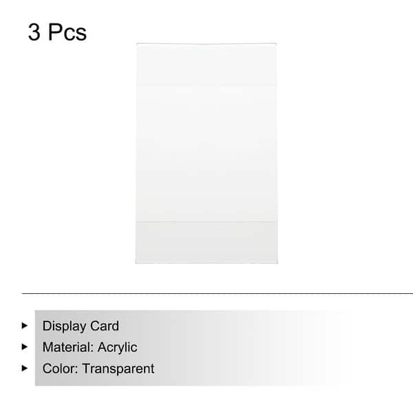 Wall Mount Price Tags Sign Holder Vertical Tagging Pack of 3 Bed Bath