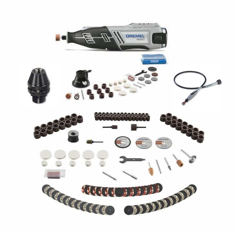 Shop Dremel 8220 12v Cordless Rotary Tool W Keyless Chuck Accessory Kit Overstock 30842095
