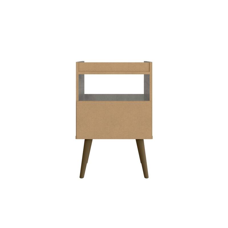 Manhattan Comfort Bogart Mid-Century Modern Nightstand