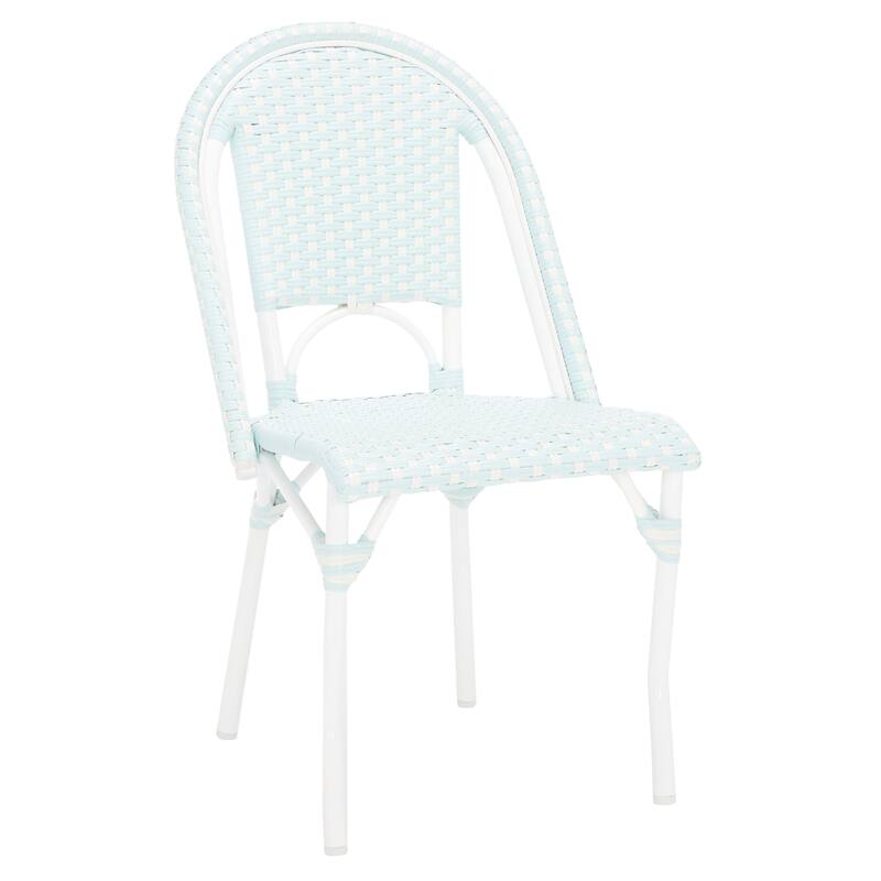 SAFAVIEH Emiliana Outdoor Side Chair Set of 2 (Fully Assembled) - 20Wx35Dx22H