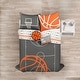 preview thumbnail 30 of 40, Lush Decor Basketball Game Quilt Set