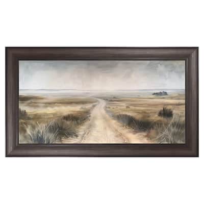 Masterpiece Art Gallery| Dusty Trails by Annabelle Hall - Framed Canvas Art Print