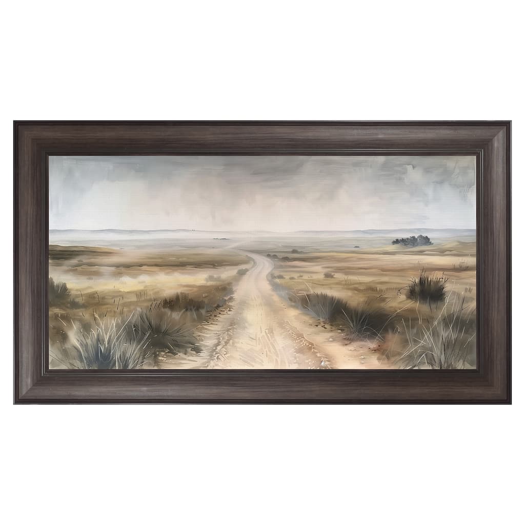 Masterpiece Art Gallery| Dusty Trails by Annabelle Hall - Framed Canvas Art Print
