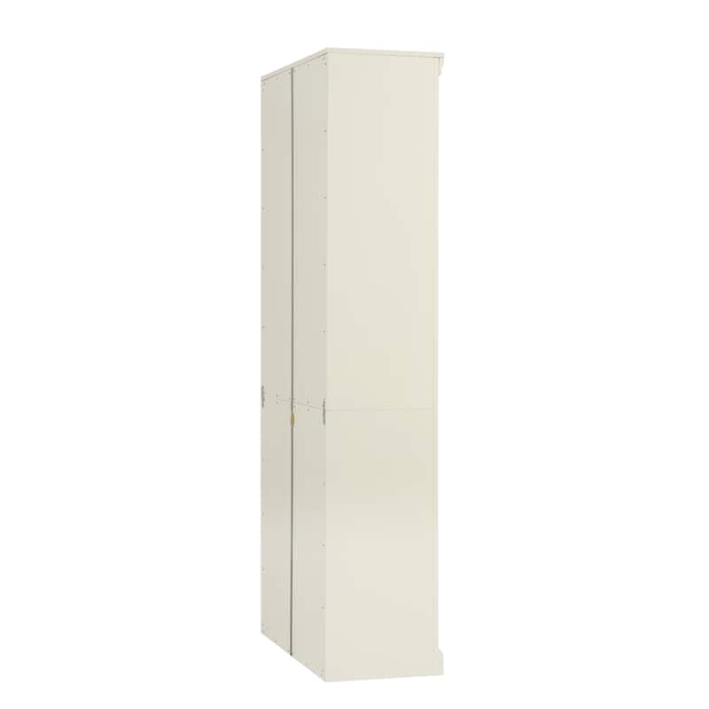 83.4" Tall Wood Bookcase with light strip,5-Tier Decor Bookshelves with Adjustable Shelves,Free Standing Storage Shelves