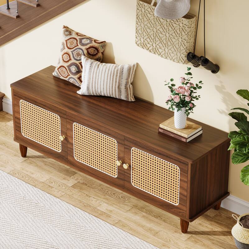 Lift Top Shoe Storage Bench, Entryway Shoe Cabinet with Seating, Shoe Rack Organizer for Entryway, Bedroom, Living Room