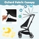 preview thumbnail 10 of 18, Gymax Lightweight Baby Stroller Compact & Airplane-Friendly Travel