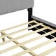 preview thumbnail 13 of 34, Full Velvet Platform Bed with Cup Holders and Storage