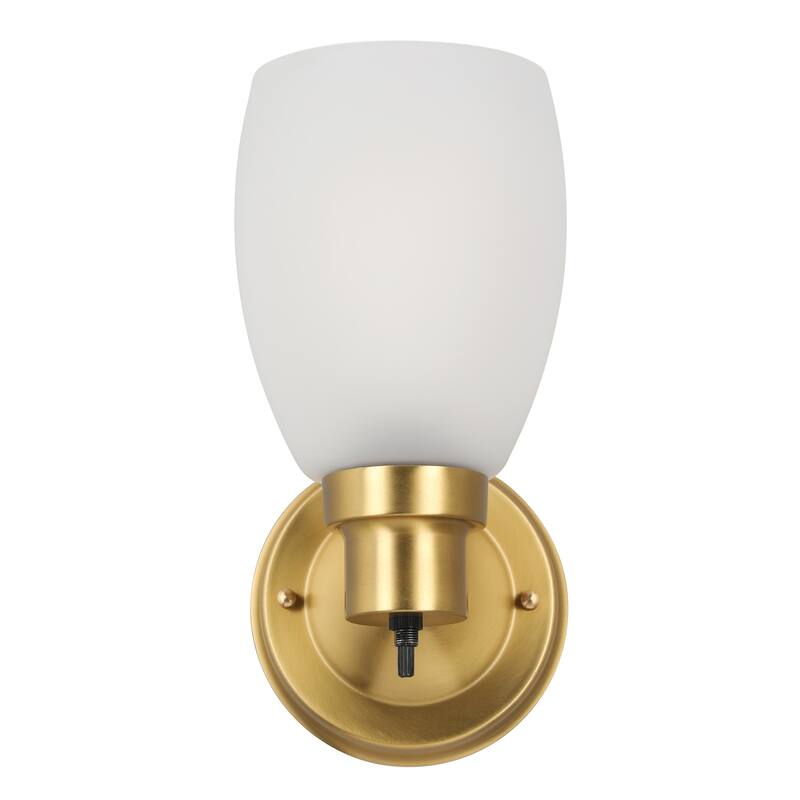 Lydia Transitional 1-Light Indoor Dimmable Wall Light - Satin Gold