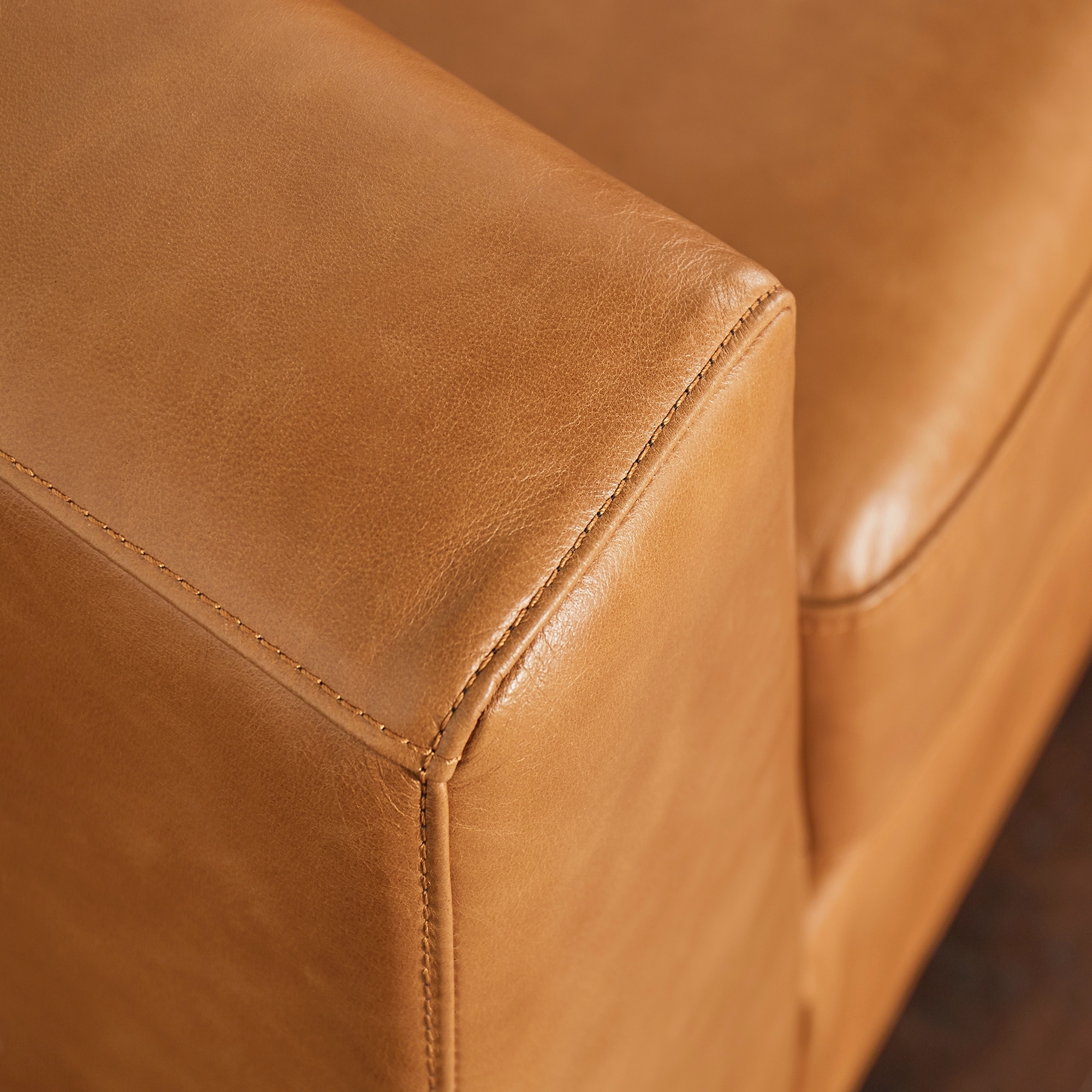 Bastian aniline leather sofa discount