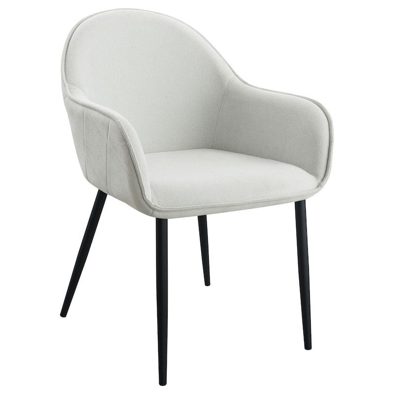 Emma Fabric Upholstered Dining Arm Chair (Set of 2)