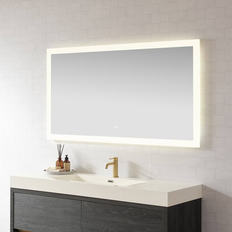 Beijing Rectangular Frameless LED Wall Bath Vanity Mirror