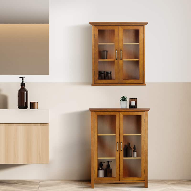 Teamson Home Avery Freestanding Two-Door Floor Cabinet