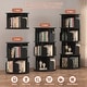 preview thumbnail 47 of 102, 4/5/6 Tiers Round Rotating Bookcase, Revolving Floor Standing Bookshelf Corner Organizer Display