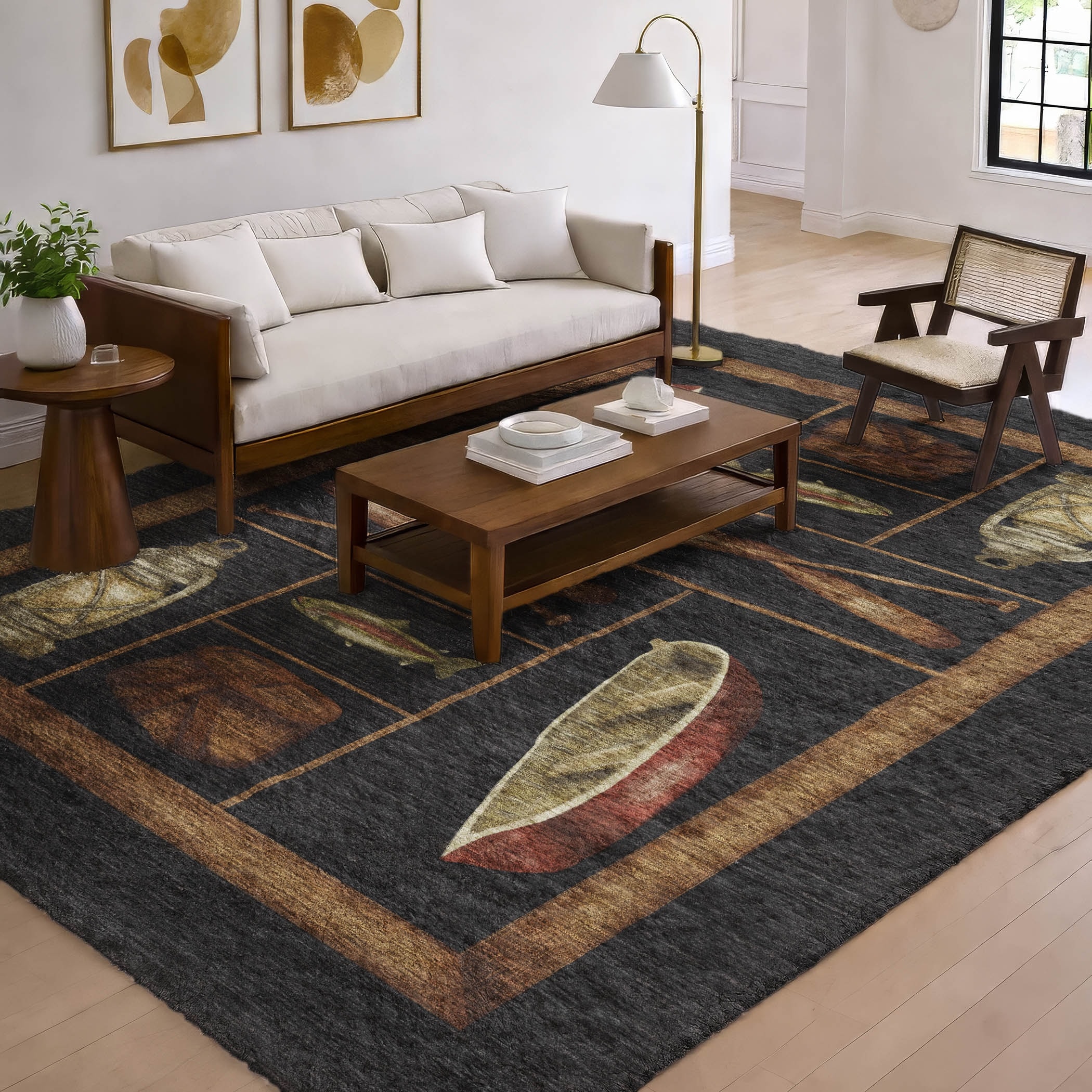 Premium Washable Super Soft Lake Lodge Dream Shag Rug