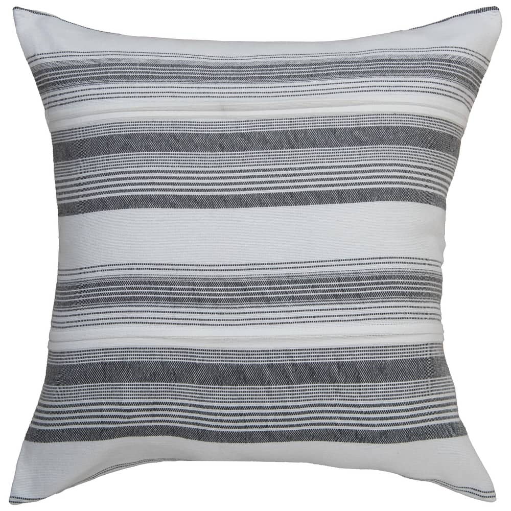 Rizzy Home Decorative Woven Stripe Throw Pillow