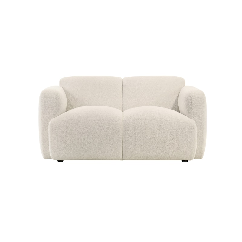 Sierra Ivory Boucle Accent Chair, Loveseat, Sofa, or Living Room Set