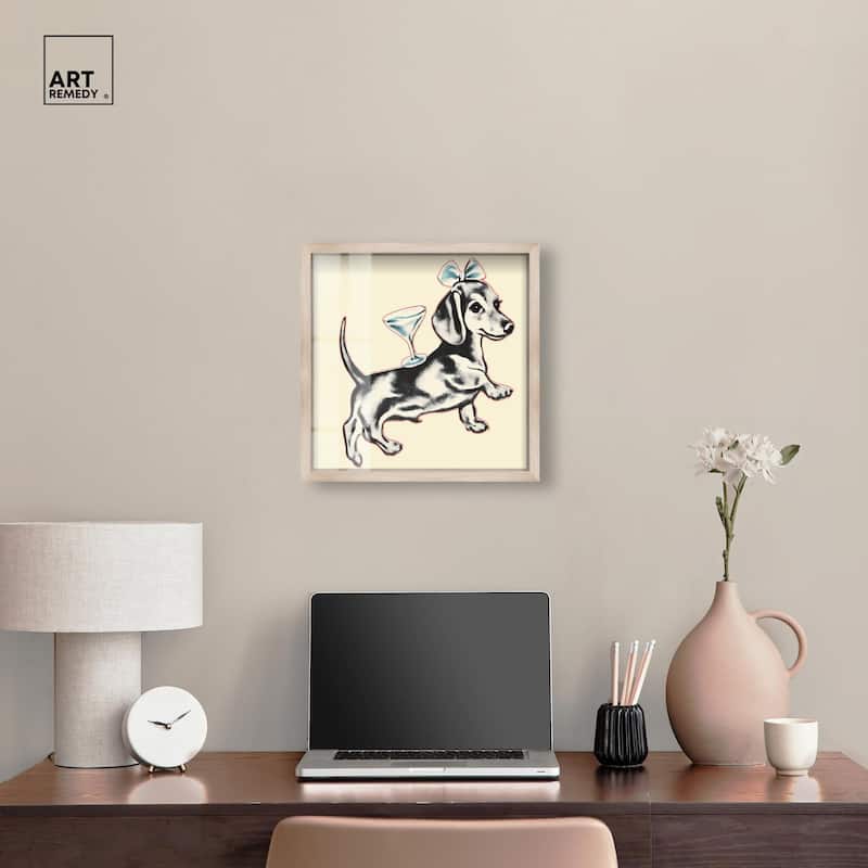 Martini Pup II Shadowbox by Art Remedy