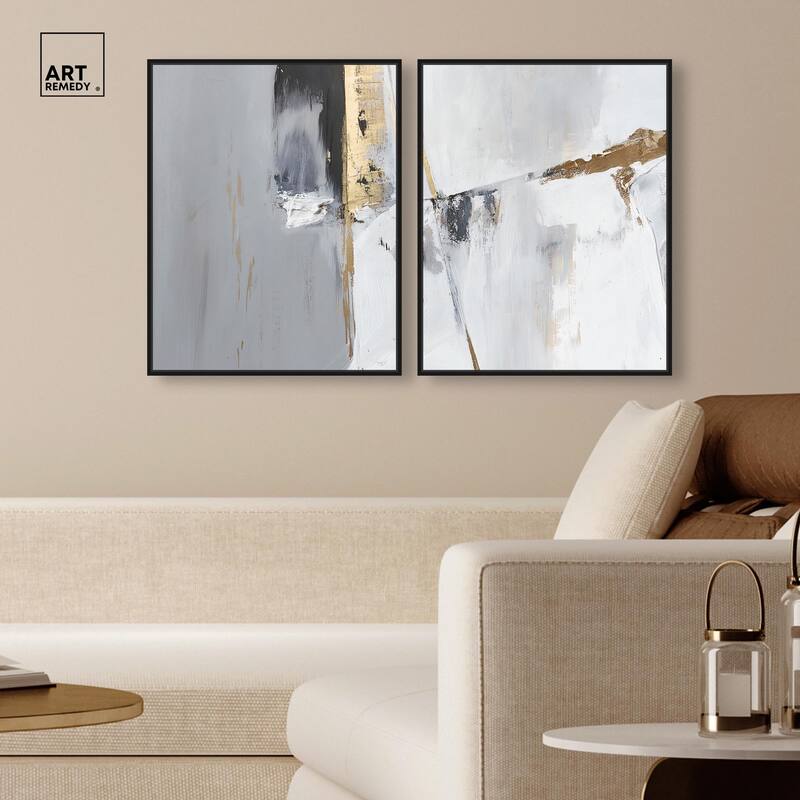 Cracks of Creation I Canvas Set of 2 by Art Remedy