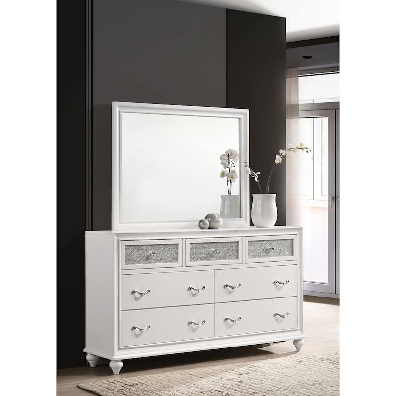 Barzini Modern Classic Wood 7-drawer Dresser