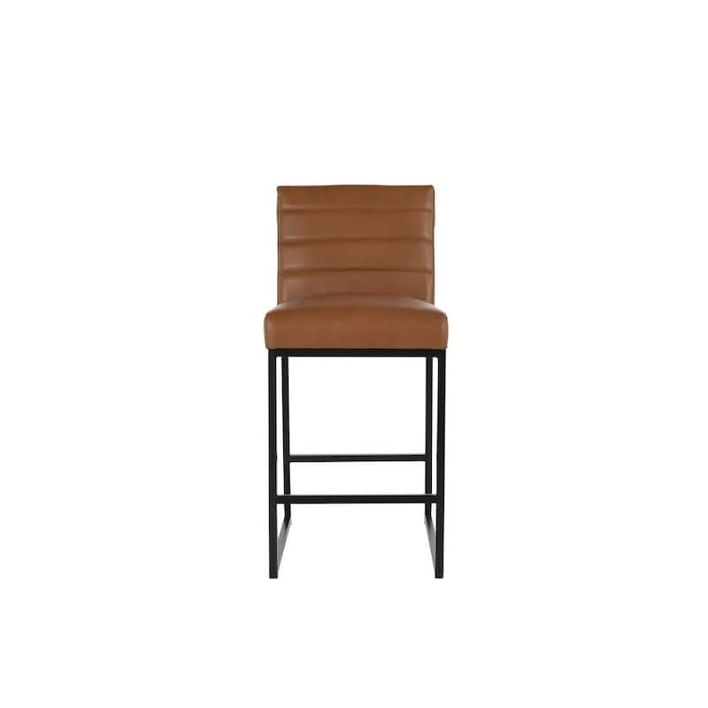 Seville Counter Stool 26" Brown by Kosas Home