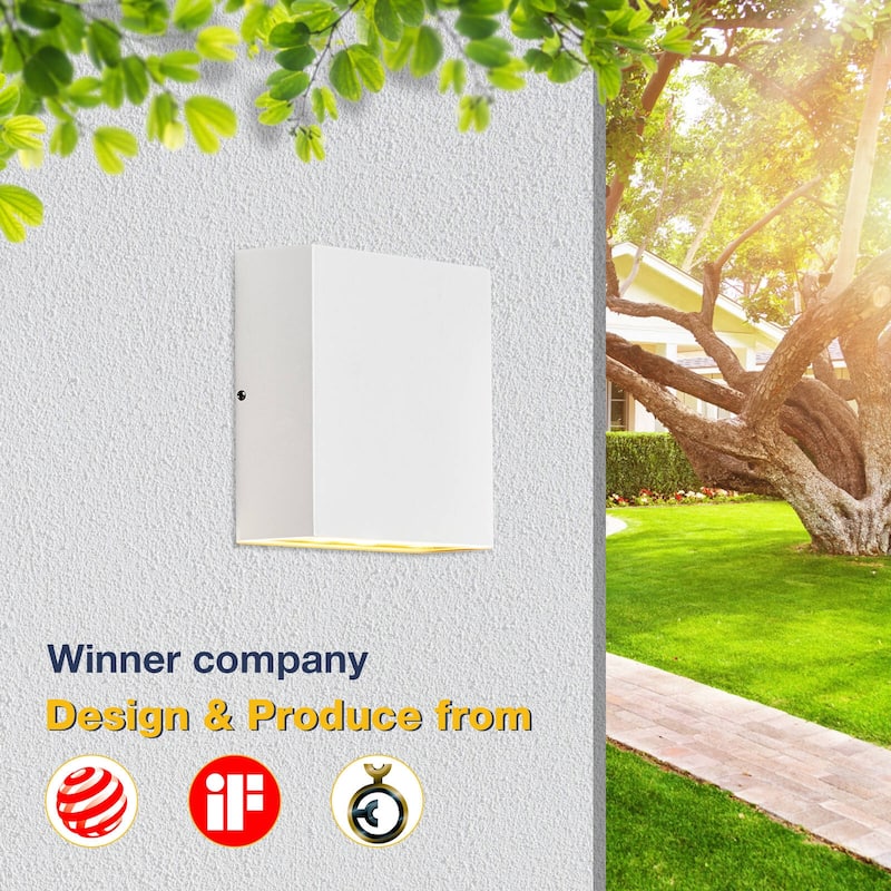 Outdoor Wall Light LED Lamp Sconce Lantern 6W 360Lm