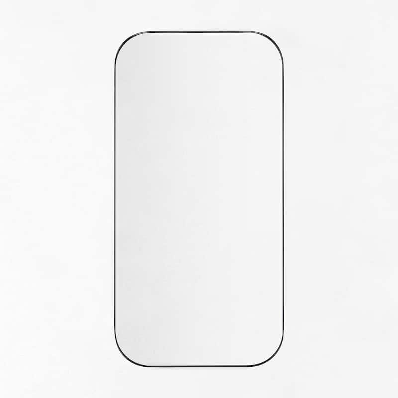 TEHOME Mid-Century Modern Chic Metal Rounded Wall Mirrors