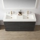 preview thumbnail 59 of 84, Huesca Bath Vanity with Composite Integral Sink Top and Mirror