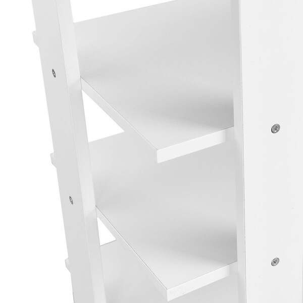 white shoe stand
