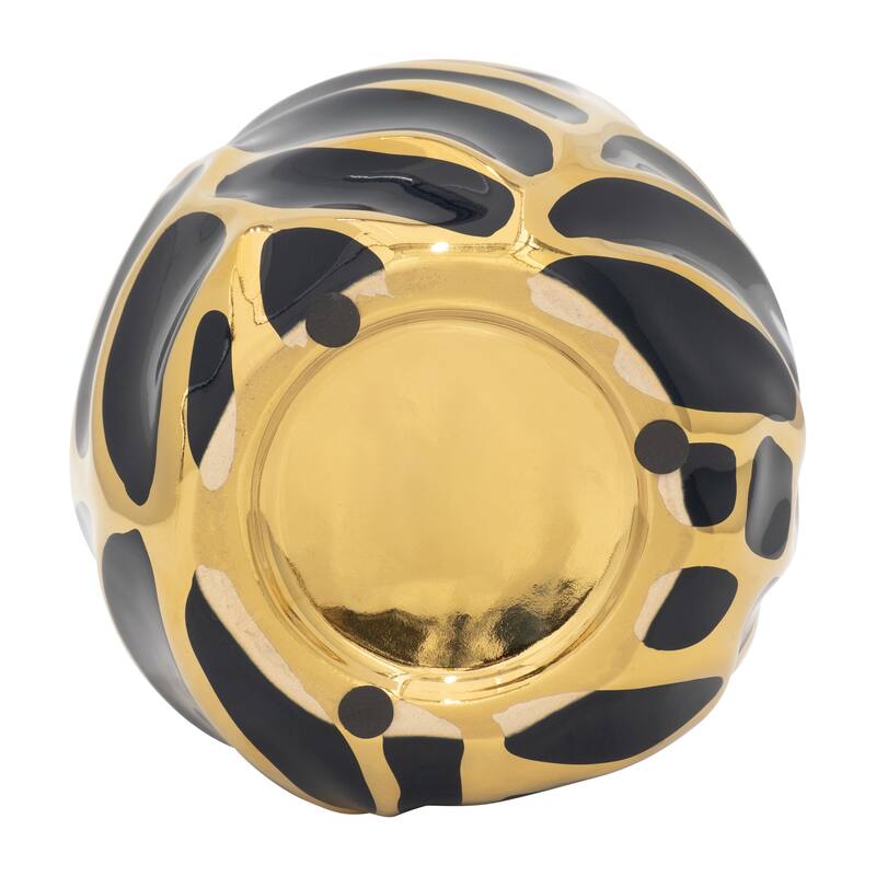 Sagebrook Home Leaf Ceramic Accent Vase