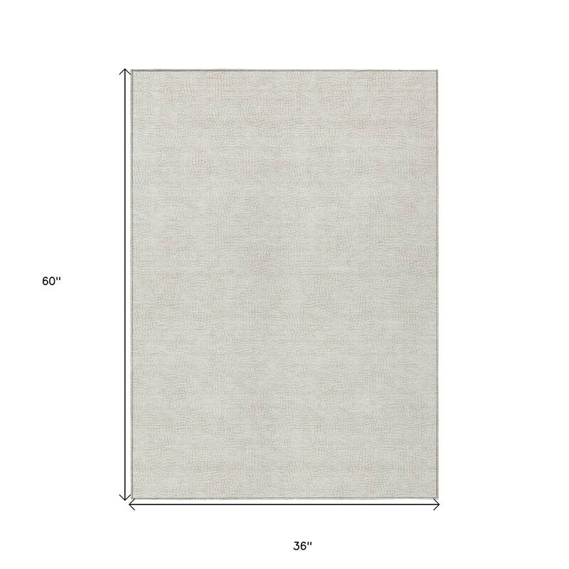 HomeRoots Geometric Transitional Rectangle Outdoor Rug