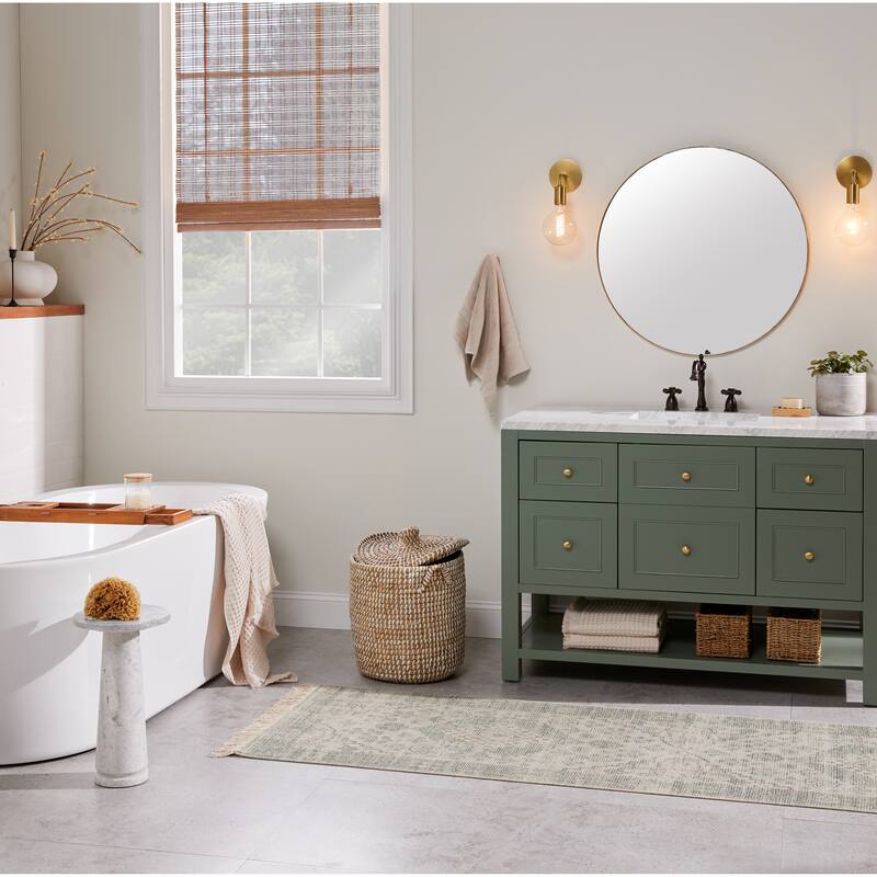 James Martin Vanities Breckenridge 48" Single Vanity, Smokey Celadon