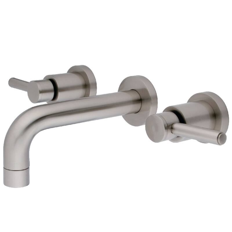 Concord 2-Handle Wall Mount Bathroom Faucet - Brushed Nickel